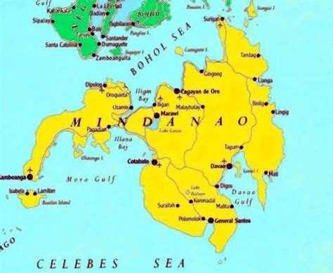 Detailed Road Map of Mindanao State University .